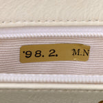 Caviar Quilted Shoulder Bag White