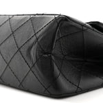 Aged Calfskin Quilted 2.55 Reissue 226 Flap Black