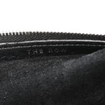 Grained Calfskin Large Slouchy Banana Bag Black