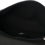 Glossy Goatskin Small Lily Flap Black