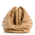 Nappa Maxi Intrecciato The Pouch Oversized Clutch Almond