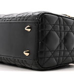 Lambskin Cannage Small My ABCDior Lady Dior Black