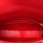 Lambskin Quilted Small Flap Red