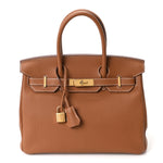 Togo Birkin 30 Gold