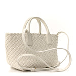 Nappa Intrecciato Mini Cabat White