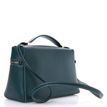 Smooth Calfskin Extra Bag L27 New Petrolio