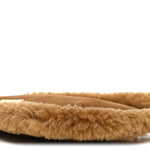 Suede Shearling Le Bisou Doux Camel