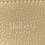 Small Classic Grain Silky Calfskin Lily Tote Linen Green