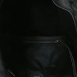 Metallic Calfskin Stitched CC Shopper Tote Silvery