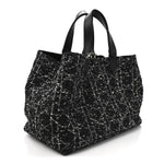 Tweed Cannage Large Toujours Black White
