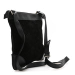 Guccissima Suede Crossbody Bag Black