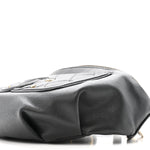 Caviar Quilted Filigree Waist Bag Black