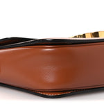 Calfskin Triomphe Canvas Teen Triomphe Bag Tan