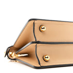 Shiny Nappa Petite Peekaboo I SEE U Satchel Miele Scuro