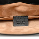 Calfskin Small Sylvie Wristlet Clutch Black