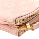 Empreinte Monogram Double Zip Pochette Rose