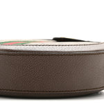 GG Supreme Monogram Web Mini Ophidia Round Shoulder Bag Brown