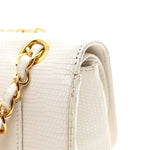Lizard Small Double Flap White