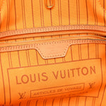 Damier Azur Braided Neverfull MM Orange