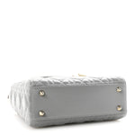 Lambskin Cannage Small My Lucky Badges My Lady Dior Grey