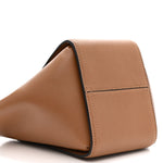 Silky Calfskin Mini Rider's Top Handle Bag Teak