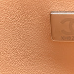 Caviar Quilted Small Double Flap Beige