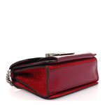 Goatskin Mini GV3 Shoulder Bag Cherry Red