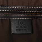 GG Plus Monogram Web Tote Dark Brown