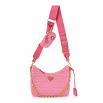 Yarn Raffia Effect Crochet Re-Edition 2005 Shoulder Bag Petalo