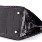Shiny Niloticus Crocodile Kelly Sellier 28 Amethyst