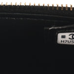 Caviar Quilted Top Handle Slim Vanity With Chain Black