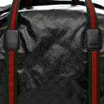 Crystal Monogram Web Large Duffle Bag Black