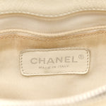 Caviar Quilted Grand Shopping Tote GST White