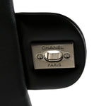Lambskin Quilted Mini Rectangular Flap Black