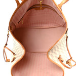 Damier Azur Neo Neverfull MM Rose Ballerine