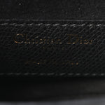 Grained Calfskin Mini Saddle Bag Black