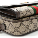 GG Supreme Monogram Web Mini Ophidia Bag Beige Ebony