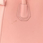 Sugar Goatskin Mini Antigona Bright Pink