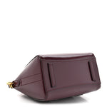 Box Calfskin Mini Lock Antigona Oxblood Red