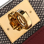 Calfskin Karung Snakeskin Mahina On My Side PM  Griotte Red