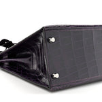 Shiny Niloticus Crocodile Kelly Sellier 28 Amethyst