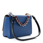 Epi Twist Braided Strap Shoulder Bag MM Bleu Roi