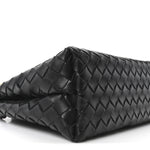 Nappa Intrecciato Small Andiamo Shoulder Bag Black