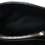 Calfskin Y Quilted Monogram Small Loulou Chain Satchel Black