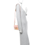 Snakeskin 30 Montaigne Box Bag Rose Clair