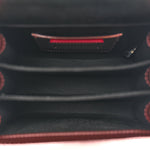 Metallic Calfskin Serpenti Forever Top Handle Pink