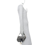 Oblique Mini Saddle Bag Blue