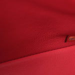 Caviar Quilted Medium Double Flap Dark Pink