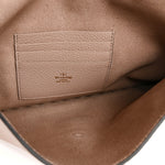 Vitello Medium Rockstud Envelope Flat Wristlet Pouch Poudre