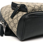 GG Supreme Monogram Small Eden Day Backpack Black
